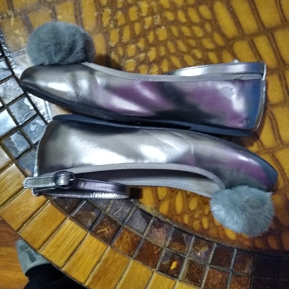 Silver Ballerina Flats - Picture 5 of 5